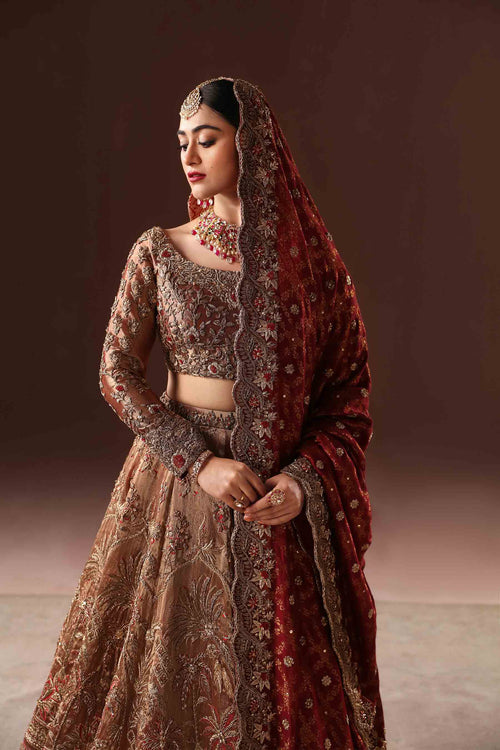 Rust and Gold Lehnga Choli - BRIDAL