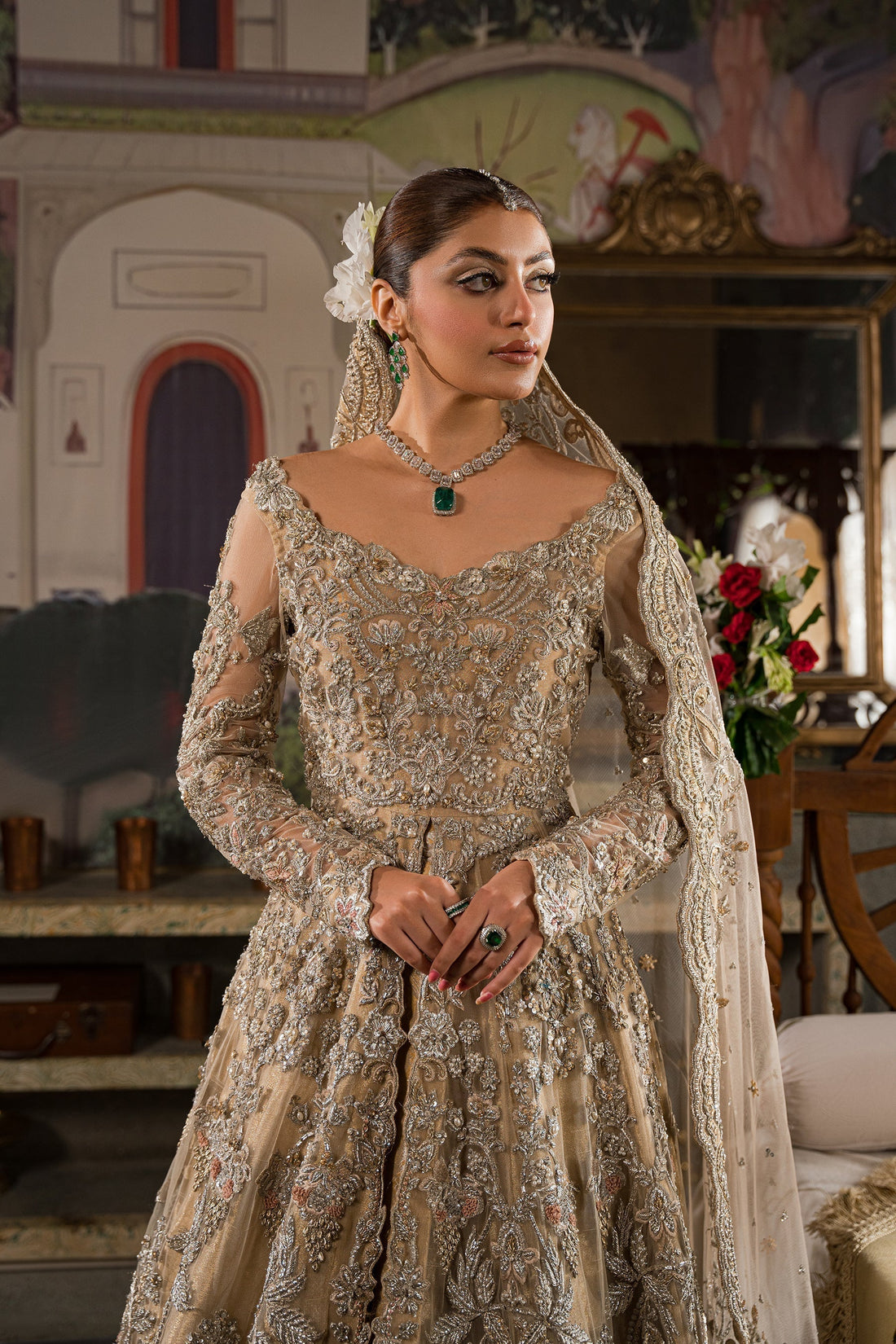 Grand Champagne Bridal Gown - BRIDAL